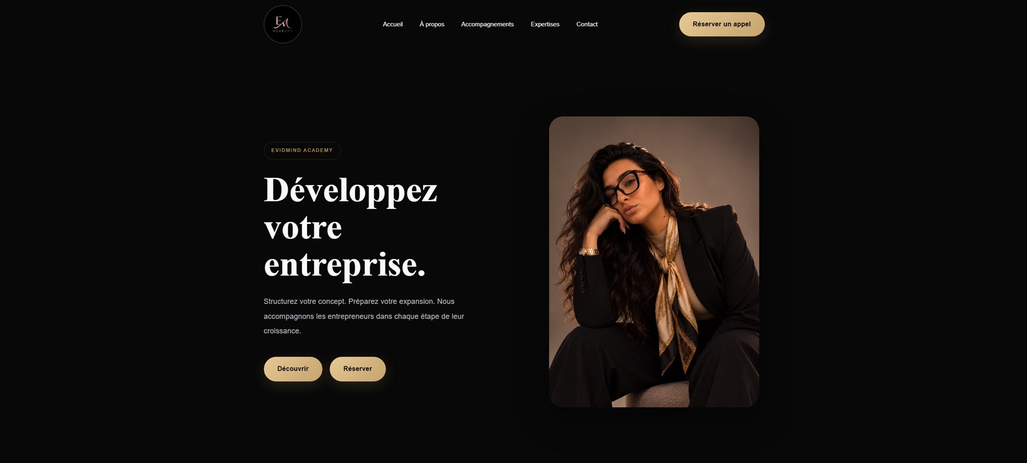EvidMind Academy — main project visual